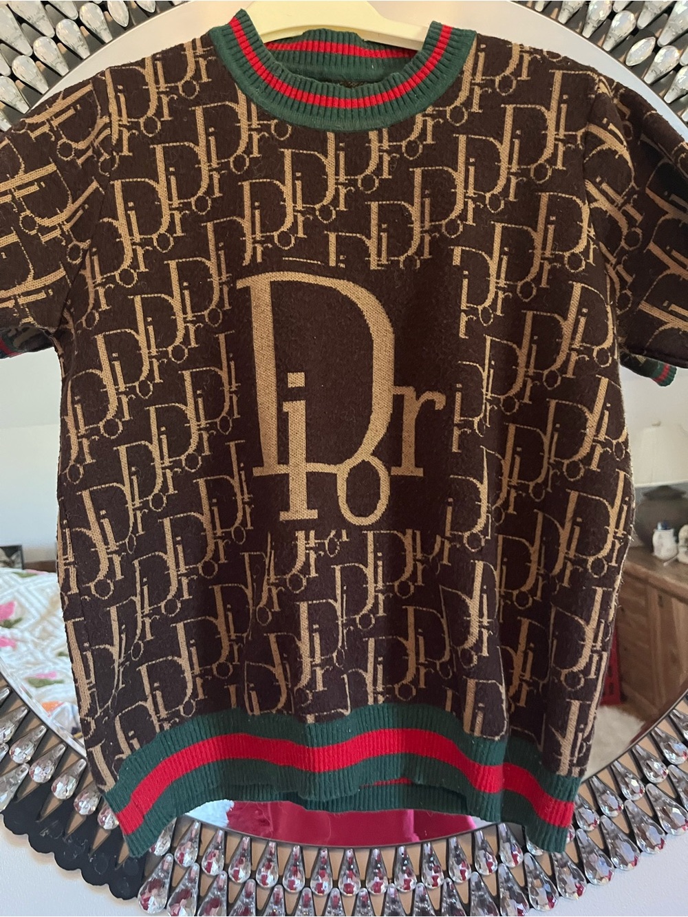 Fake Dior short sleeves top